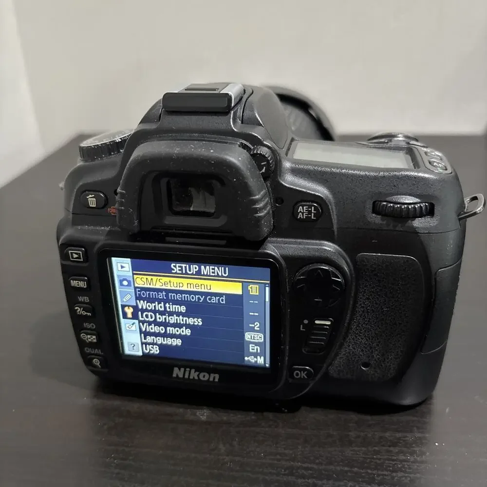 FOR PARTS Nikon D80, Nikkor 18-105 Lens & Accessories- Powers On w/ Error Code